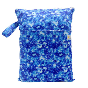 Double Pocket Wet Bag by Happy BeeHinds - Galaxy