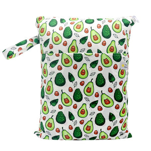 Double Pocket Wet Bag by Happy BeeHinds - Avocado