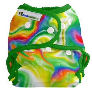 Best Bottom All In Two Diaper Cover - Liquid Rainbow