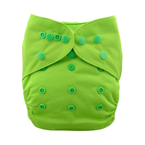 Alva Diaper Cover - Green - Happy BeeHinds