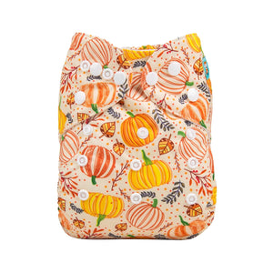 Alva Pocket Diaper - Pumpkins - Happy BeeHinds