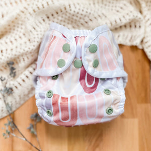 The "Bally"  Newborn Diaper Cover by Happy BeeHinds - Prints