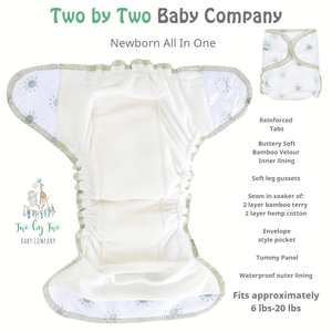 Two by Two Baby Company Newborn All In One Set